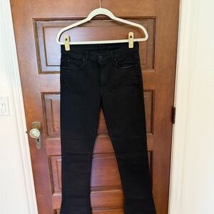 MOTHER Black Boot Cut Jeans